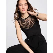 T-shirt sans manches noir femme - Tops et T-shirts - Morgan