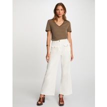 Short-sleeved t-shirt khaki green women