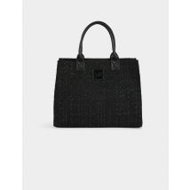 Tweed shopper bag black women - Bags - Morgan