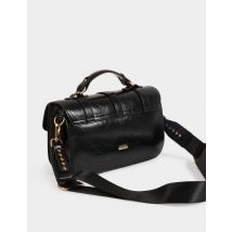 Studded satchel bag black women