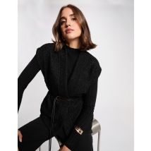 Sleeveless jacket black women