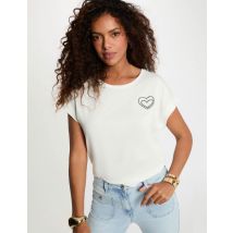 Short-sleeve t-shirt white women - Tops and T-shirts - Morgan