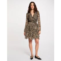 Printed fitted mini dress multicolor women - Dresses - Morgan