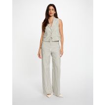Fitted sleeveless jacket multicolor women