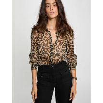 Printed voile shirt multicolor women - Shirts and blouses - Morgan