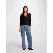 Polo neck jumper black women