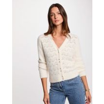 Long-sleeved cardigan ivory women