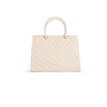 Quilted shopper bag ivory women - Bags - Morgan
