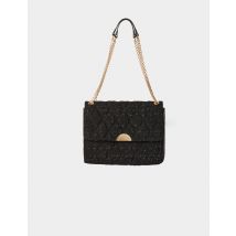Metallic tweed bag black women - Bags - Morgan