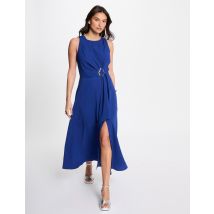 Maxi loose A-line dress electric blue women - Dresses - Morgan