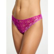 Low-rise lace thong purple women - Lingerie - Morgan