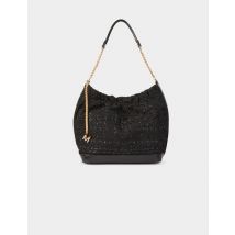 Metallic tweed bag black women - Bags - Morgan