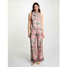Pantalon large satiné multicolore femme - Pantalons - Morgan
