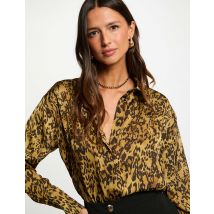 Chemise satinée imprimée multicolore femme - Chemises et Blouses - Morgan