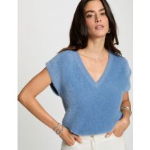 Pull sans manches bleu femme - Pulls - Morgan