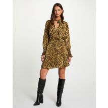 Robe courte satinée multicolore femme - Robes - Morgan