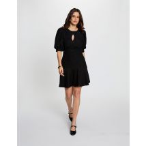 Robe manches bouffantes noir femme - Robes - Morgan