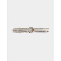 Ceinture tressée ivoire femme - Ceintures - Morgan