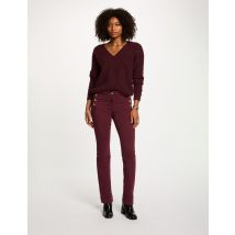 Pantalon bootcut prune femme - Pantalons - Morgan