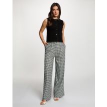 Pantalon large à plis noir femme - Pantalons - Morgan