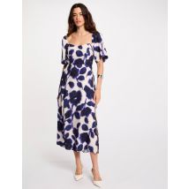 Robe longue droite imprimée multicolore femme - Robes - Morgan