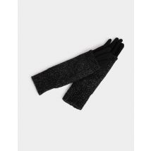 Gants mitaine métallisés noir femme - Gants - Morgan