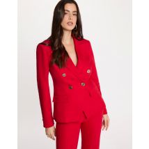 Blazer double boutonnage rouge femme - Vestes - Morgan