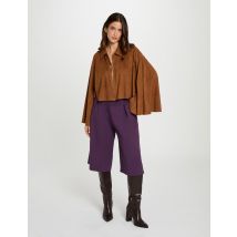 Bermuda large fluide violet foncé femme - Shorts - Morgan