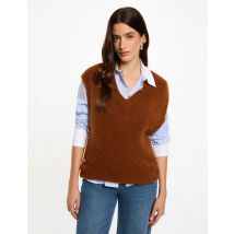 Pull sans manches marron cognac femme - Pulls - Morgan