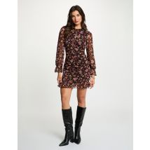 Robe courte ajustée multicolore femme - Robes - Morgan
