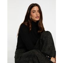 Pull col roulé noir femme - Pulls - Morgan