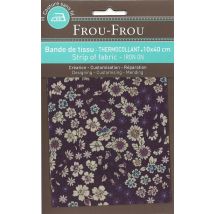Stoffstreifen10 x 40 cm Blumenmuster - Frou Frou - MT Stofferie