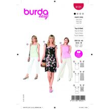 Burda Schnittmuster 6121 Kleid/Top 34 bis 44 - Burda - MT Stofferie