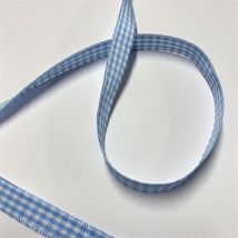 Vichy-Band 10 mm Hellblau - Frou Frou - MT Stofferie