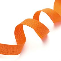 Orangefarbenes Baumwollband - MT - MT Stofferie