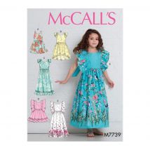 Schnittmuster Mc Call's 7739 Kleid für Kinder 2 bis 8 Jahre - McCall's - MT Stofferie