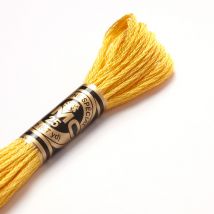 Mouliné-Faden für Stickereien - Gelb- und Orangetöne - COL 725 - DMC - MT Stofferie