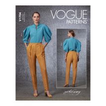 Schnittmuster Vogue 1704 - Bluse mit Ballonärmeln - Vogue - MT Stofferie