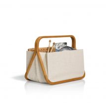 Fold & Store Basket "Canvas & Bamboo" in Natur - Prym - MT Stofferie
