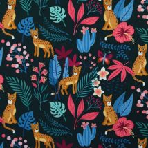 Baumwolljersey Bio-Qualität Dschungel Albstoffe - Albstoffe - MT Stofferie