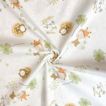 Baumwollstoff mit Tierdruck - DOMOTEX - MT Stofferie