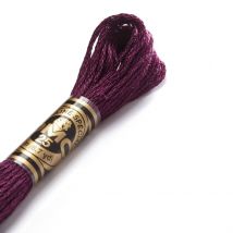 Mouliné-Faden für Stickerei - Rosa-violette Töne - COL 154 - DMC - MT Stofferie