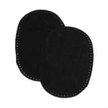 Flicken aus echtem Leder, zum Aufnähen, schwarz - Bohin - MT Stofferie