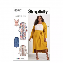 Simplicity S 9717 W2 Strick-Set Gr. 48-56 für Mädchen - Simplicity - MT Stofferie