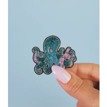 Oktopus-Brosche Malicieuse - Strass & Pins - Geschenkidee - Malicieuse - MT Stofferie