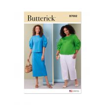 Schnittmuster Damen B7002AA Puffärmel 38-46 Butterick - Butterick - MT Stofferie