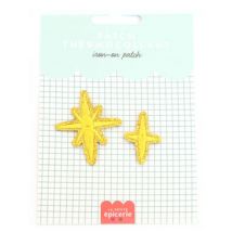 Glitzer Sterne Patch 7x7 cm - La Petite Épicerie - La Petite Epicerie - MT Stofferie