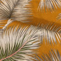 Baumwollstoff Palmy Ocker - Thevenon - MT Stofferie