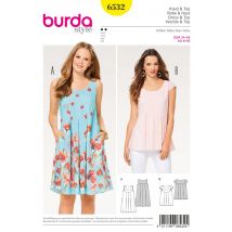 Schnittmuster Burda 6532 Kleid & Top - Burda - MT Stofferie