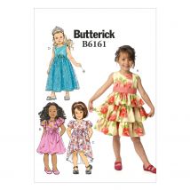 Butterick B6161CDD Kinderkleid 2-5 Jahre Schnittmuster - Butterick - MT Stofferie